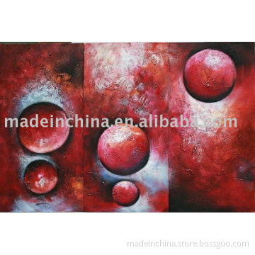 Group abstract oil painting